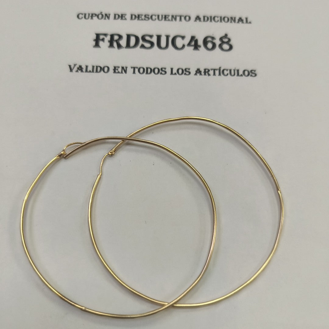 ARRACADAS PAR ORO 10 K 4.2 GRMS (SEMINUEVO)