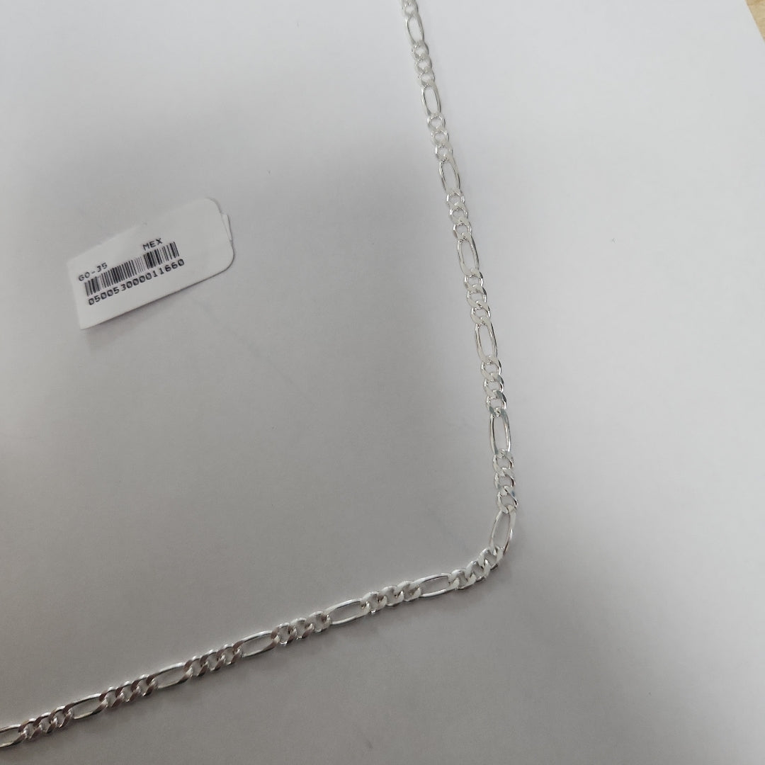 CADENA 3X1 PLATA .925 60 CM 8.42 GR (NUEVO)