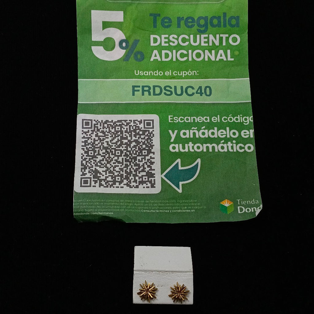 BROQUELES PAR ORO 18 K 2,20 GRMS (SEMINUEVO)