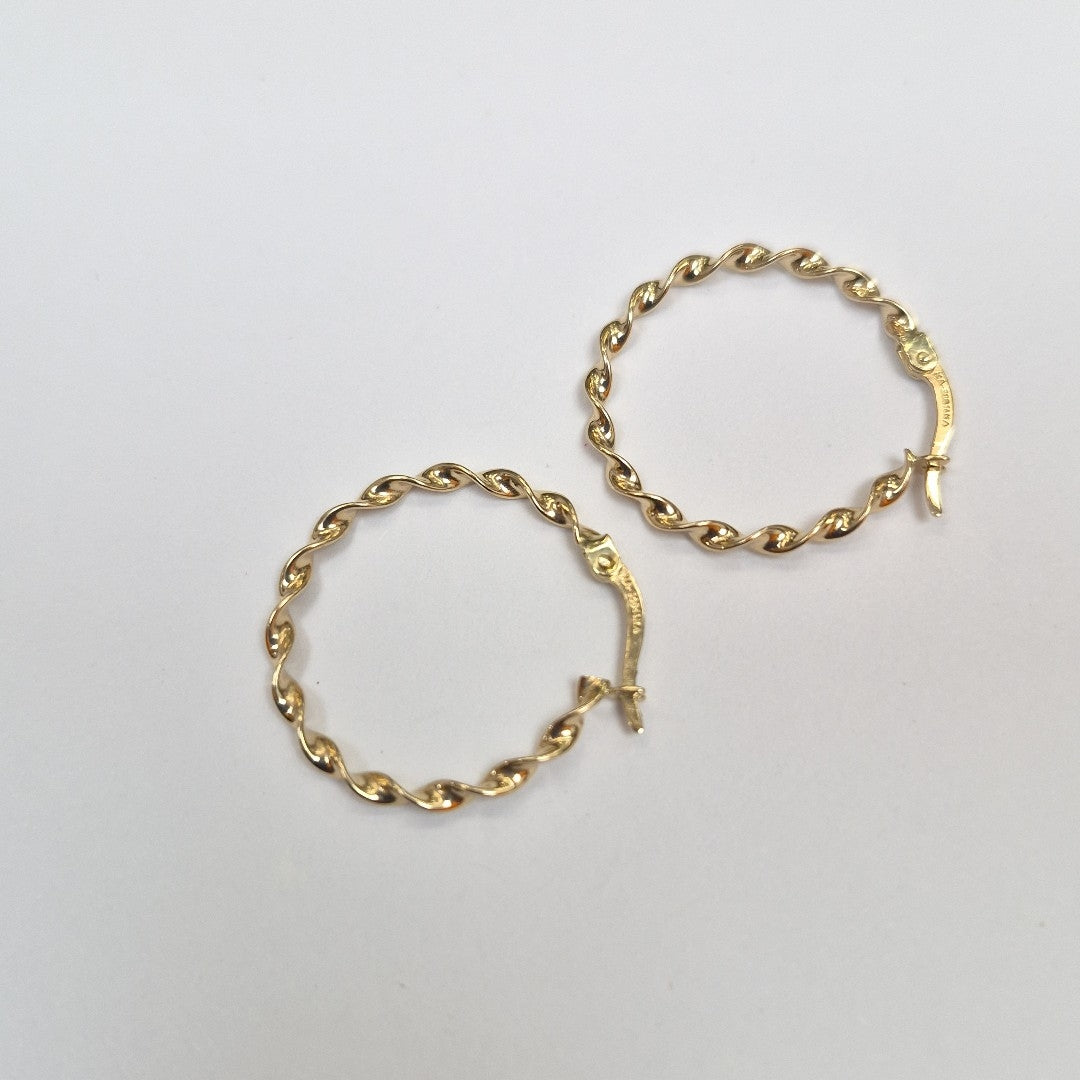 ARRACADAS ORO 14K 1.5 (NUEVO)