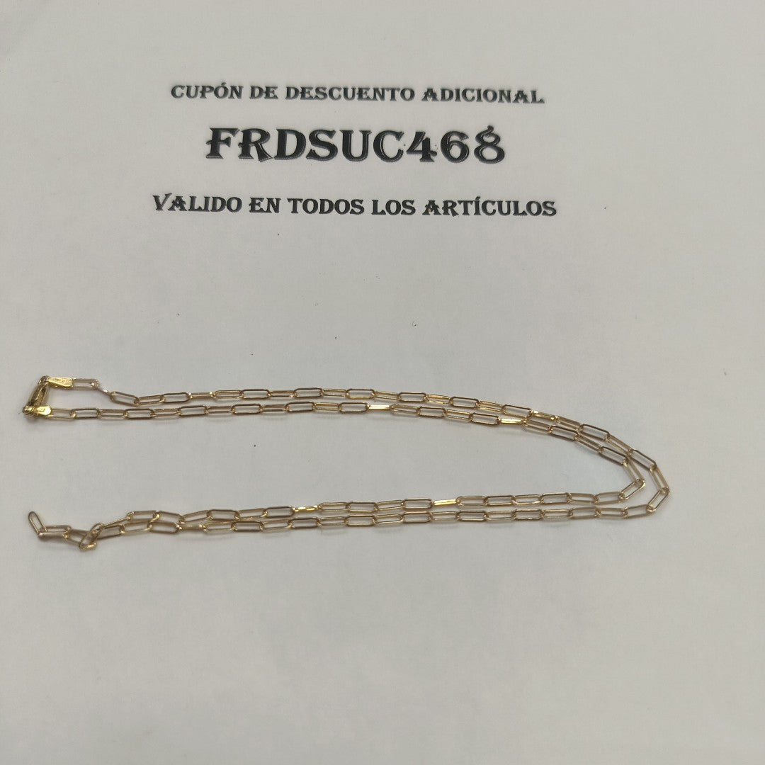 CADENA ORO 14 K 3 GRMS (SEMINUEVO)