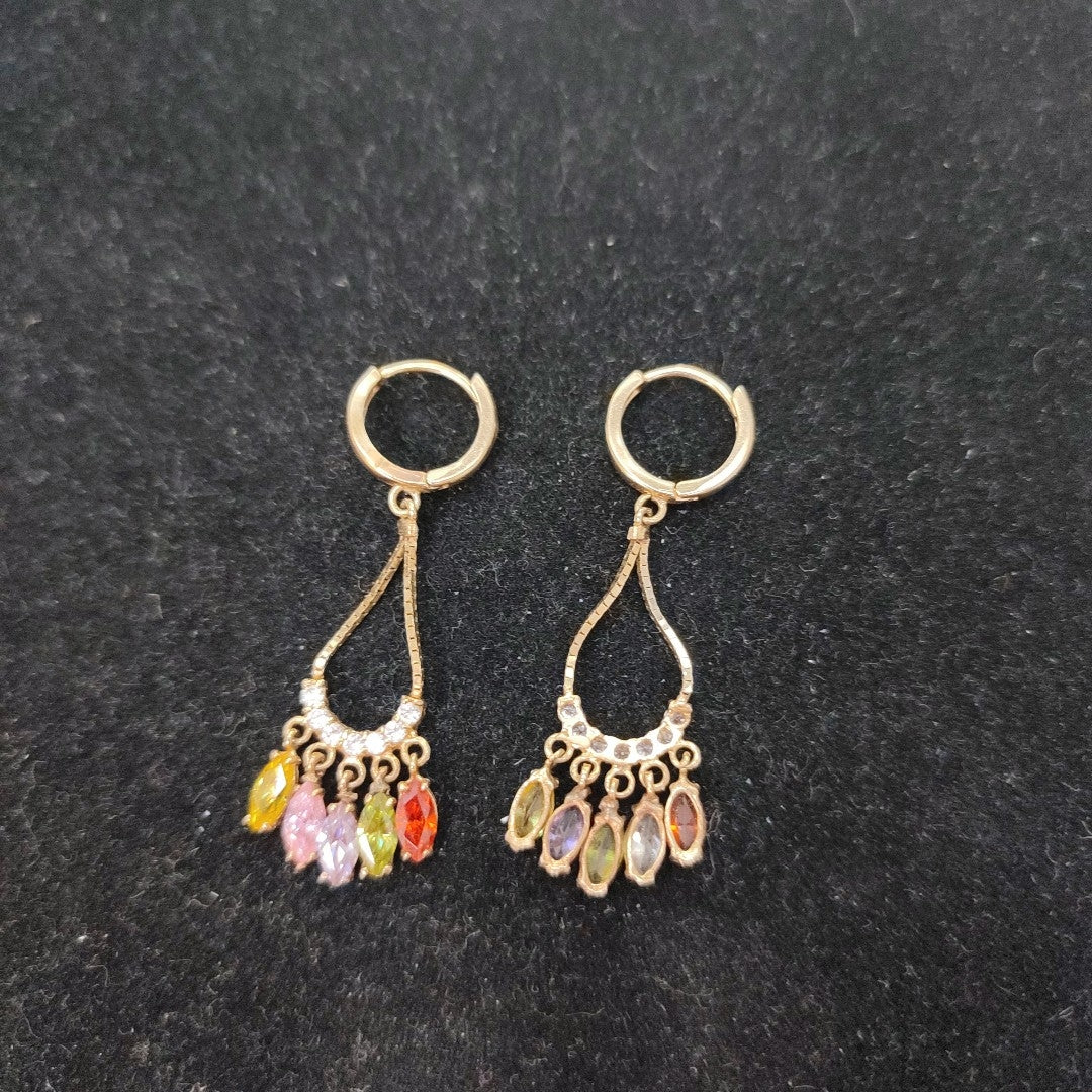 ARETES PAR ORO 14 K 3.1 GRMS (SEMINUEVO)