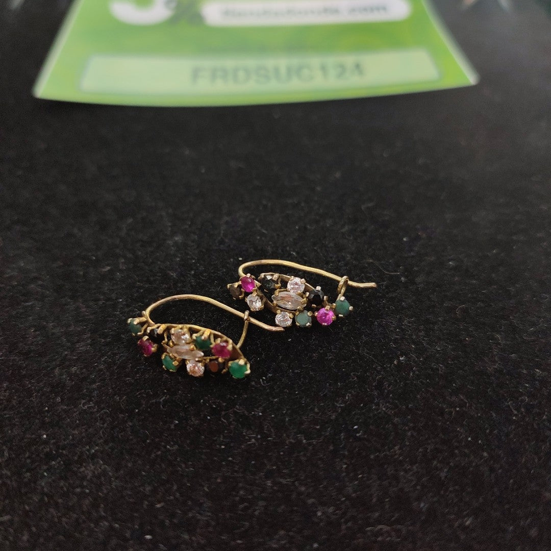 ARETES PAR ORO 14 K 2 GRMS (SEMINUEVO)