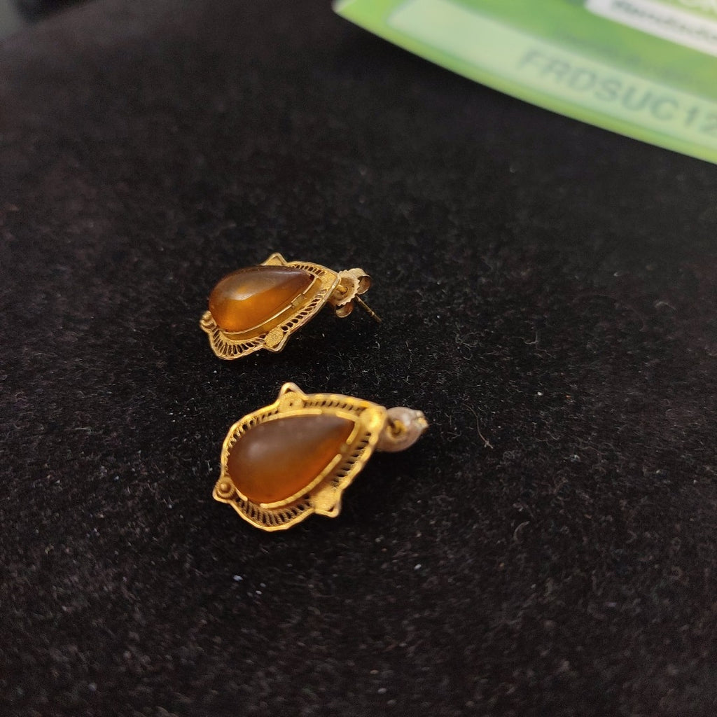 ARETES PAR ORO 14 K 2.2 GRMS (SEMINUEVO)