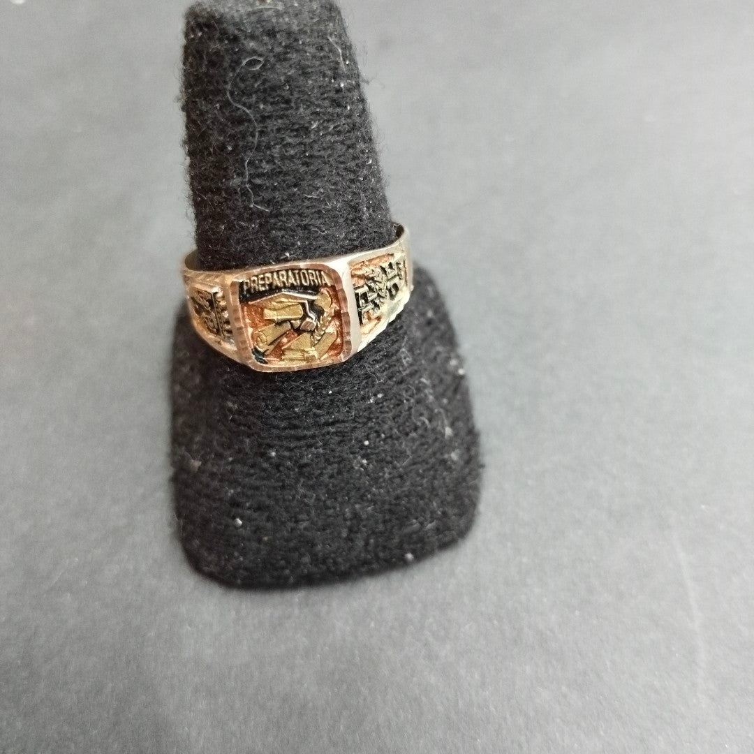 ANILLO DE GRADUACIÓN ORO 8 K 2.6 GRMS (SEMINUEVO)