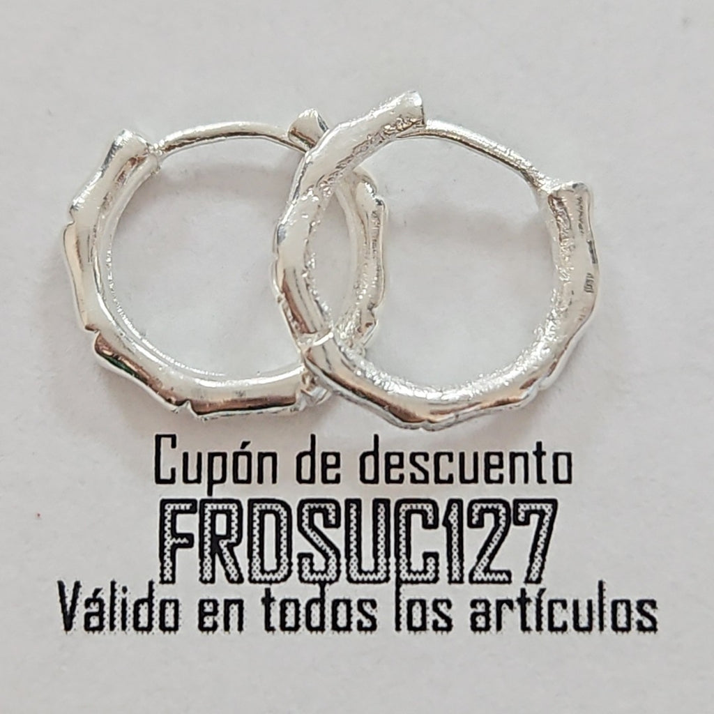 ARRACADAS ESPECIAL PLATA .925 2.9 GR (NUEVO)