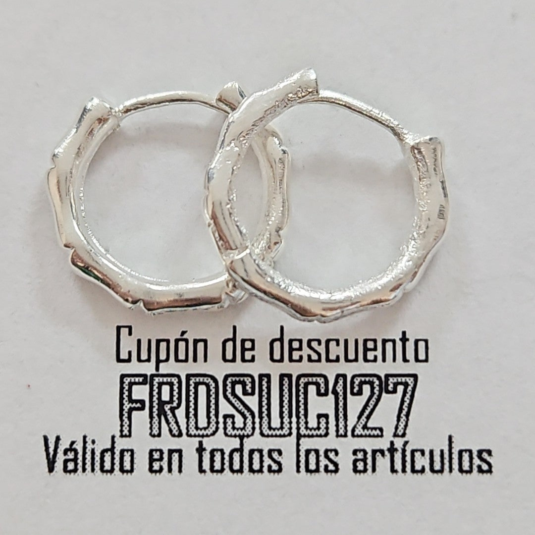 ARRACADAS ESPECIAL PLATA .925 2.9 GR (NUEVO)
