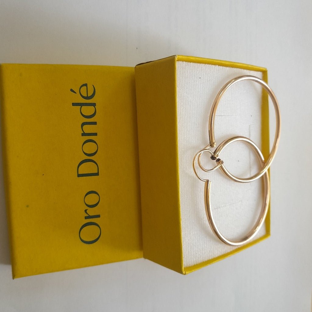 ARRACADAS PAR ORO 10 K 5.6 GRMS (SEMINUEVO)