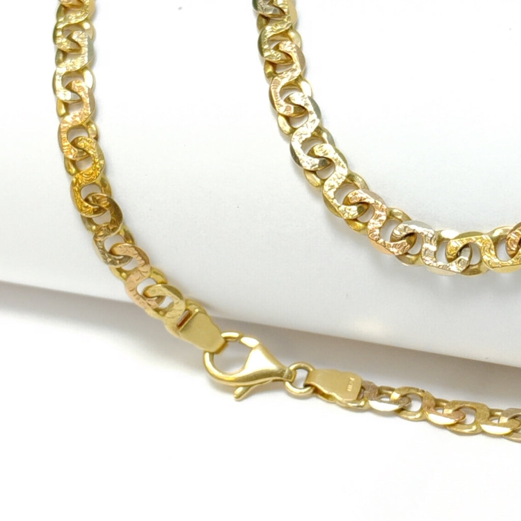 CADENA ORO COMBINADO 14 K 32.5 GRMS (SEMINUEVO)