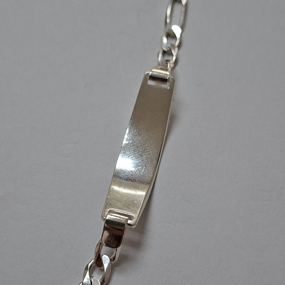 PULSERA TEJIDO ESCLAVA PLATA .925 18 CM 6.8 GR (NUEVO)