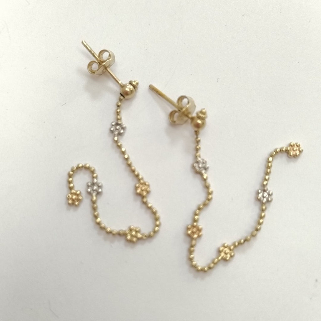 ARETES PAR ORO 10 K 2.2 GRMS (SEMINUEVO)