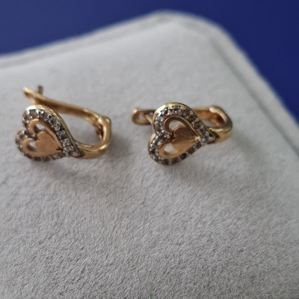 ARETES PAR ORO 10 K 1.1 GRMS (SEMINUEVO)