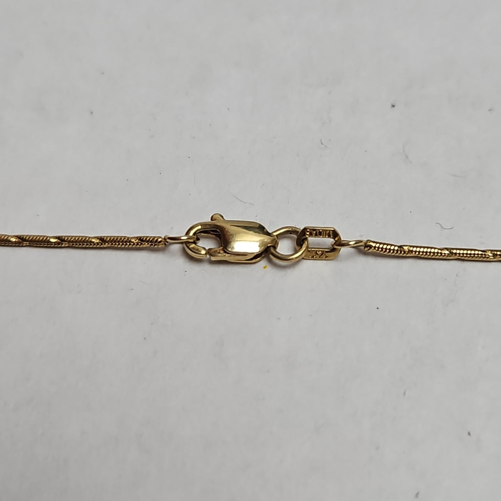 GARGANTILLA ORO 14 K 8.9 GRMS (SEMINUEVO)