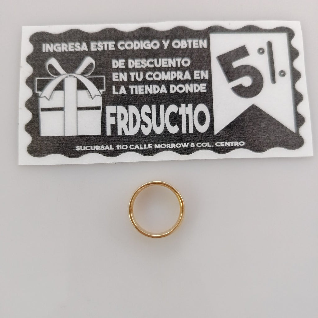ARGOLLA ORO 14 K 4.1 GRMS (SEMINUEVO)