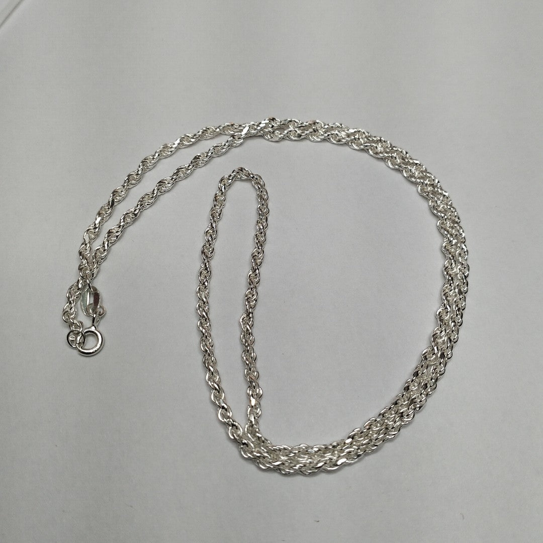 CADENA TORZAL PLATA .925 50 CM 8.52 GR (NUEVO)