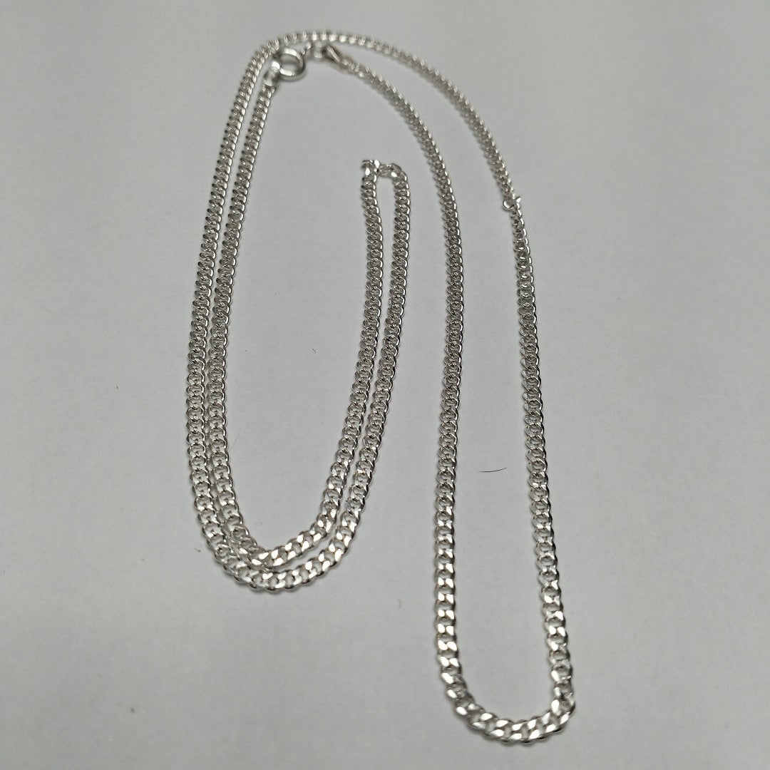 CADENA BARBADA PLATA .925 60 CM 6.63 GR (NUEVO)