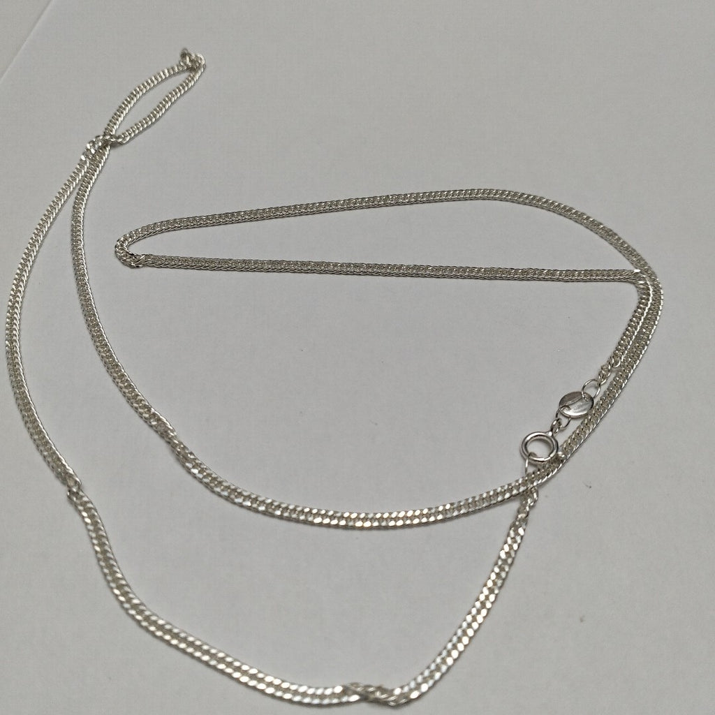 CADENA BARBADA PLATA .925 60 CM 5.02 GR (NUEVO)