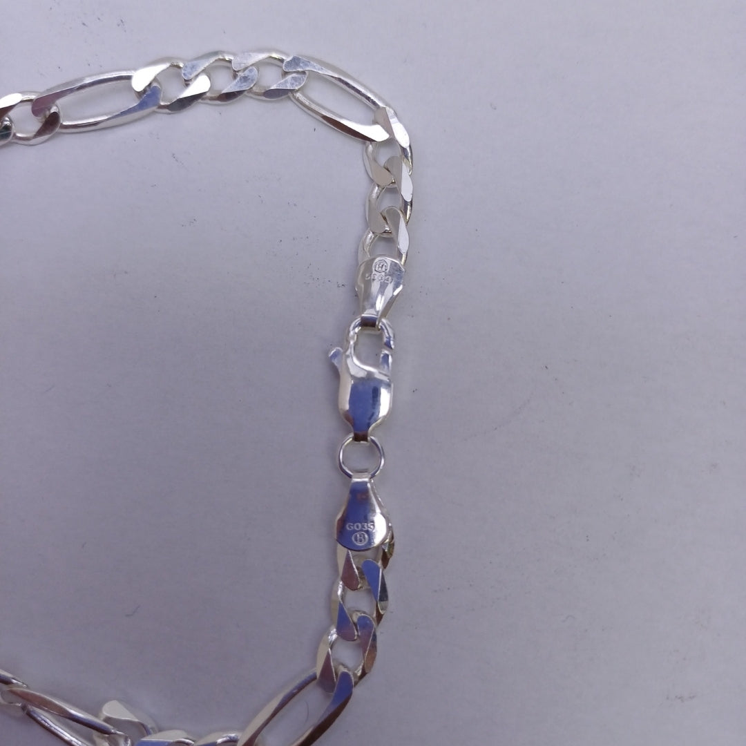 PULSERA ESCLAVA 3X1 PLATA .925 21 CM 10.32 GR (NUEVO)