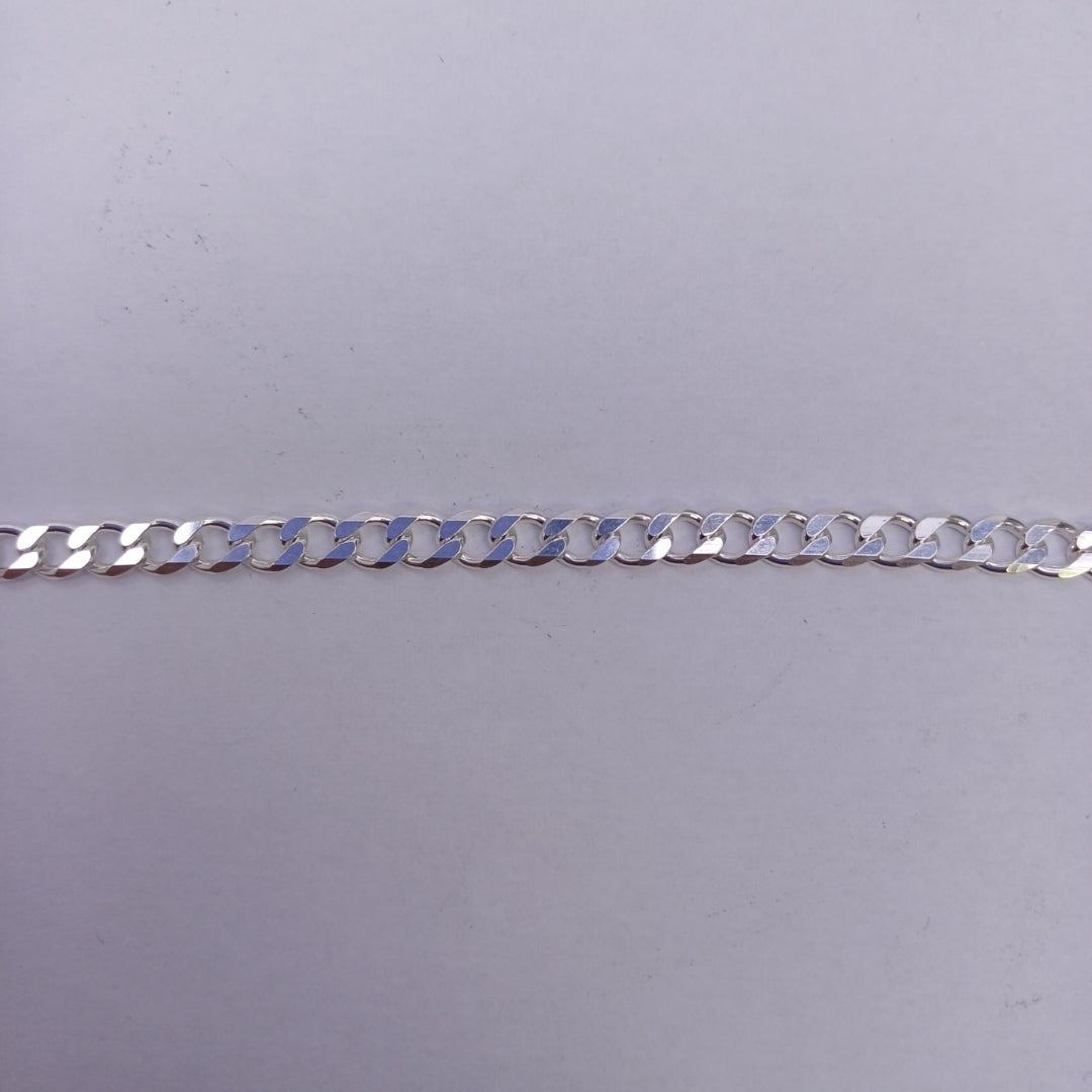 PULSERA BARBADA PLATA .925 21 CM 7.23 GR (NUEVO)