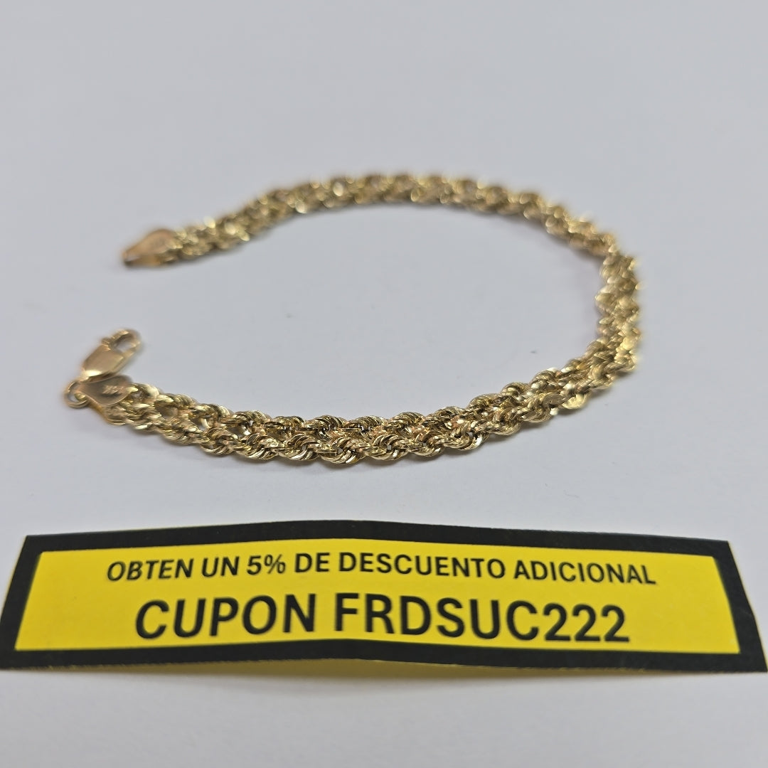 PULSERA ORO 14 K 3.6 GRMS (SEMINUEVO)