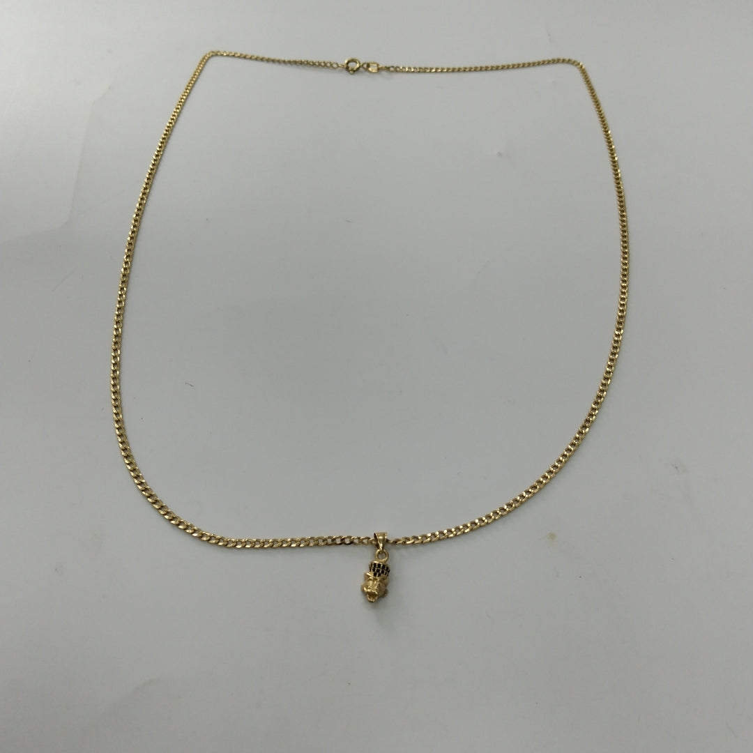 CADENA, DIJE ORO 18 K 5 GRMS (SEMINUEVO)