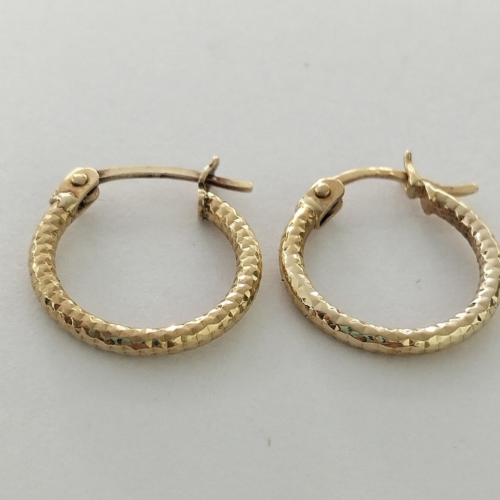 ARRACADAS PAR ORO 14 K 1.1 GRMS (SEMINUEVO)