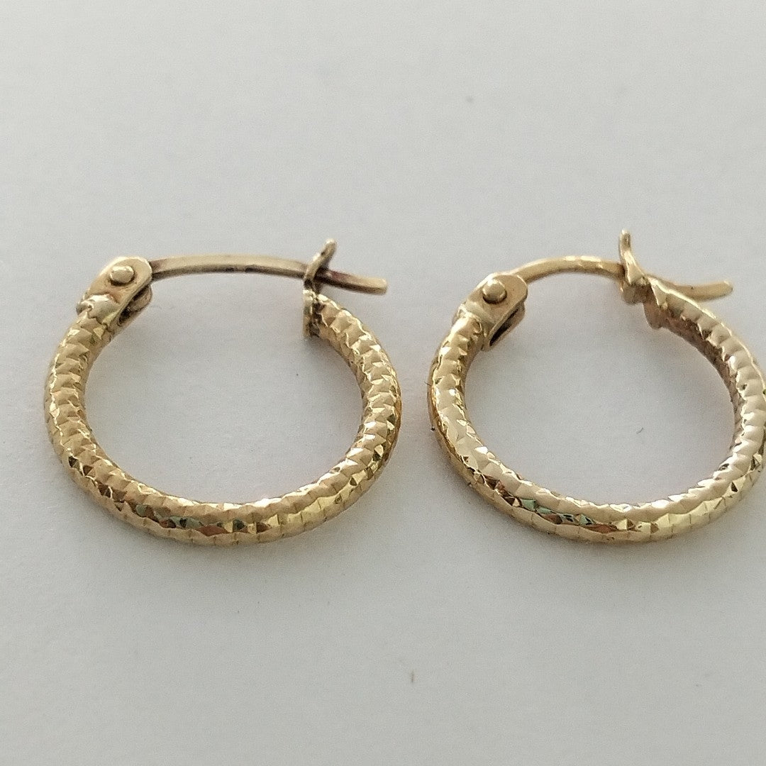 ARRACADAS PAR ORO 14 K 1.1 GRMS (SEMINUEVO)
