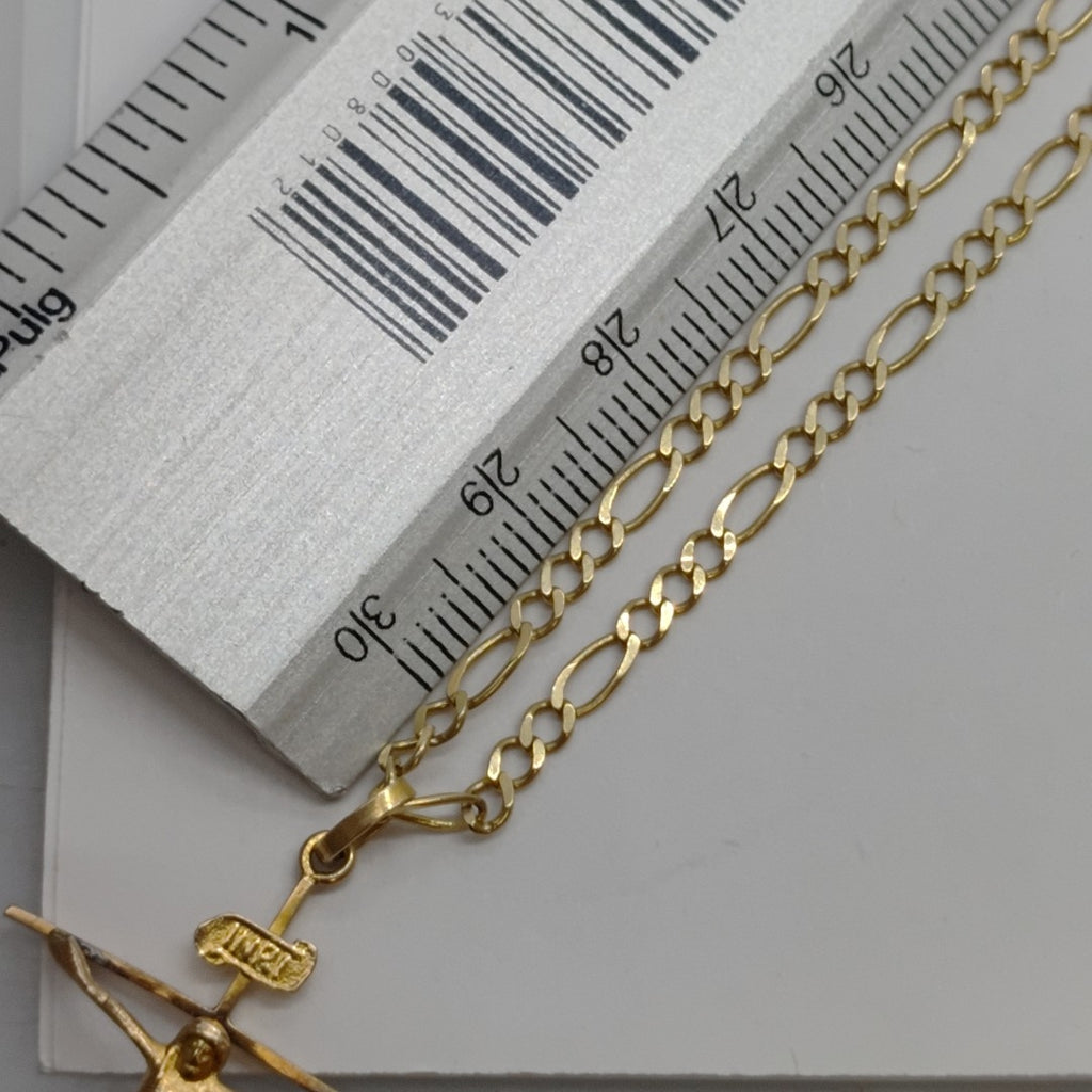 CADENA, CRUCIFIJO ORO 10 K 6.6 GRMS (SEMINUEVO)