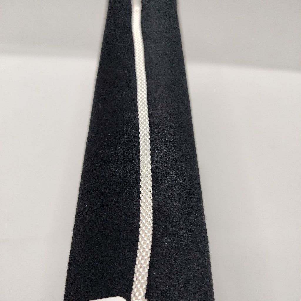 PULSERA TEJIDO ESPECIAL PLATA .925 18 CM 4.9 GR (NUEVO)