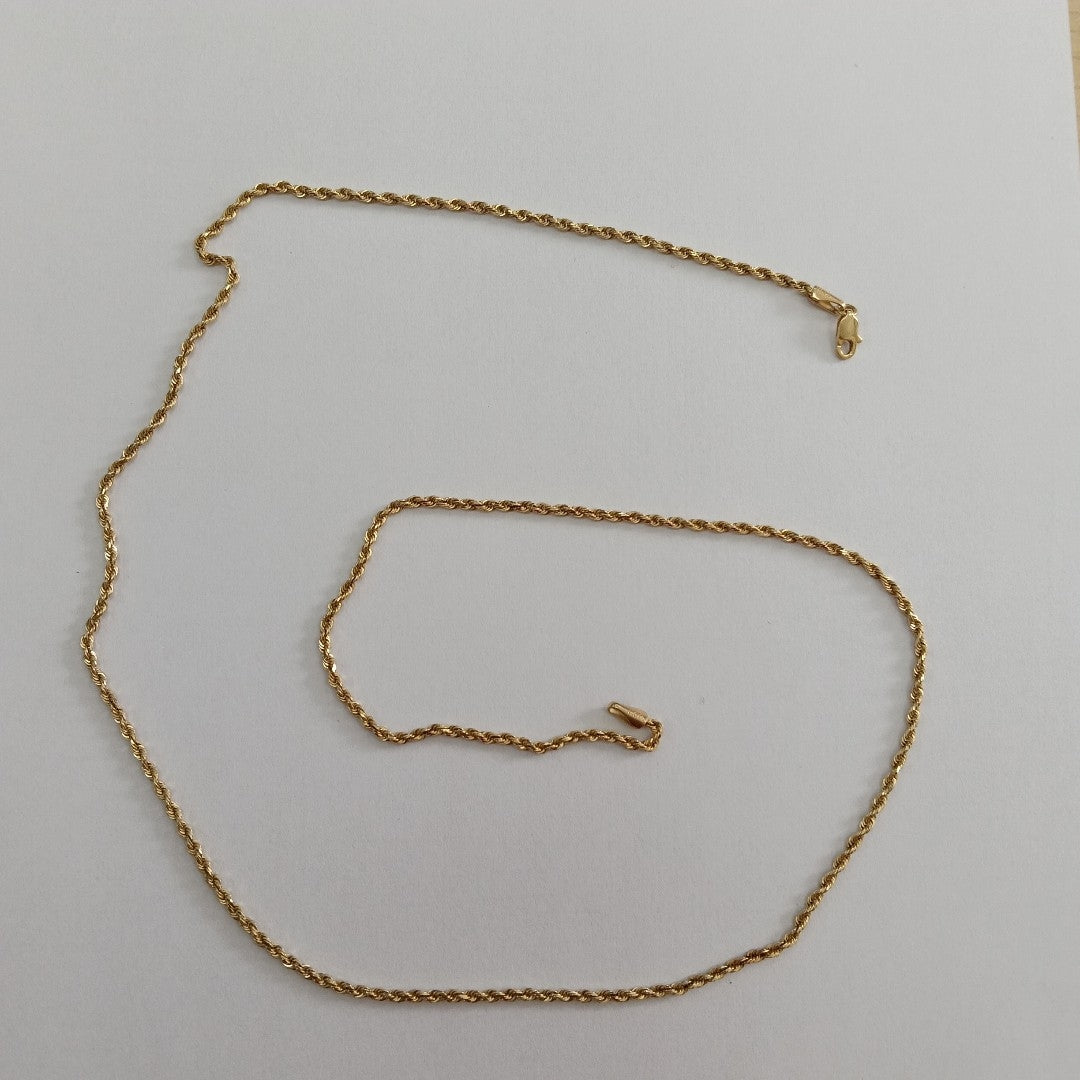 CADENA ORO 14 K 7.8 GRMS (SEMINUEVO)