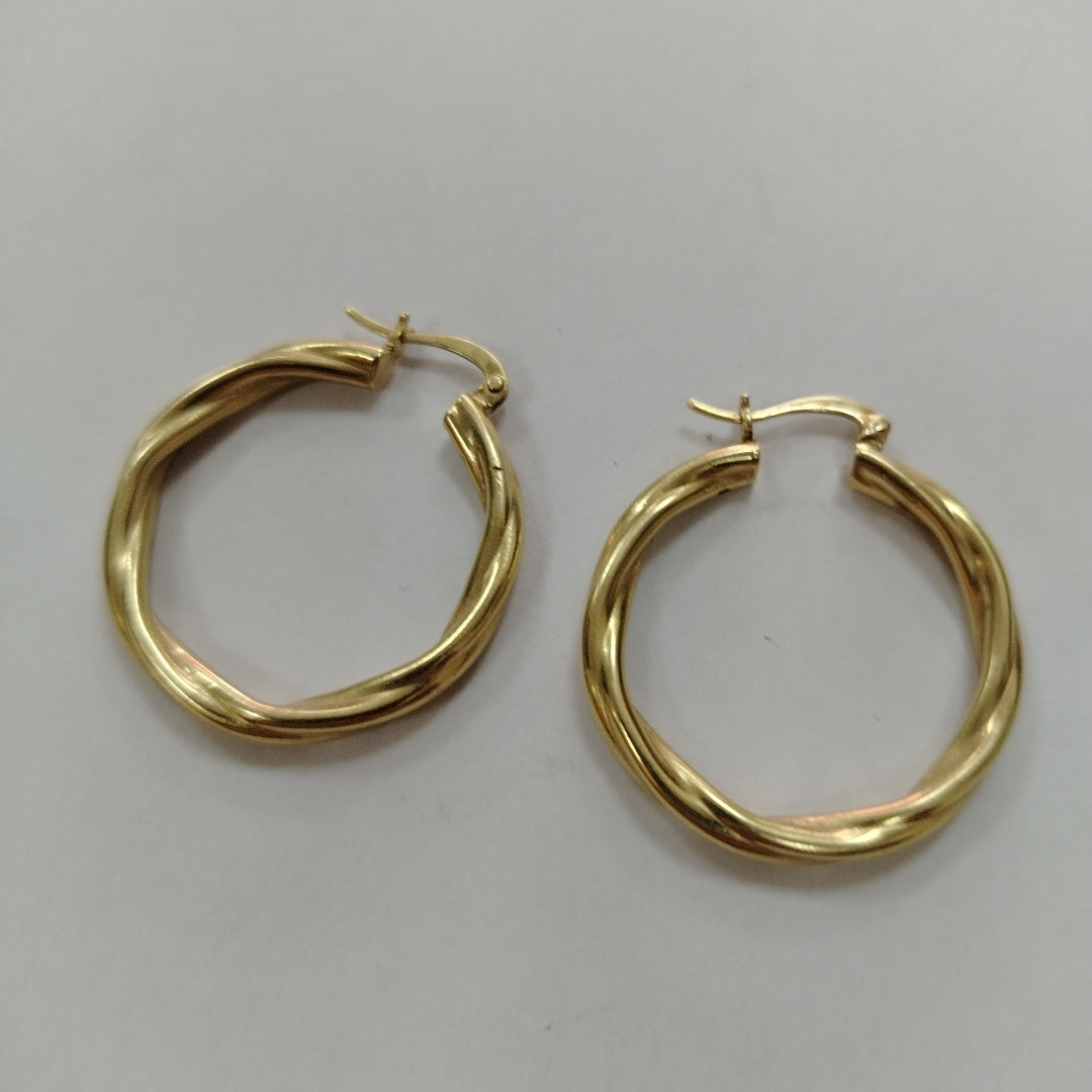 ARRACADAS PAR ORO 14 K 6.9 GRMS (SEMINUEVO)