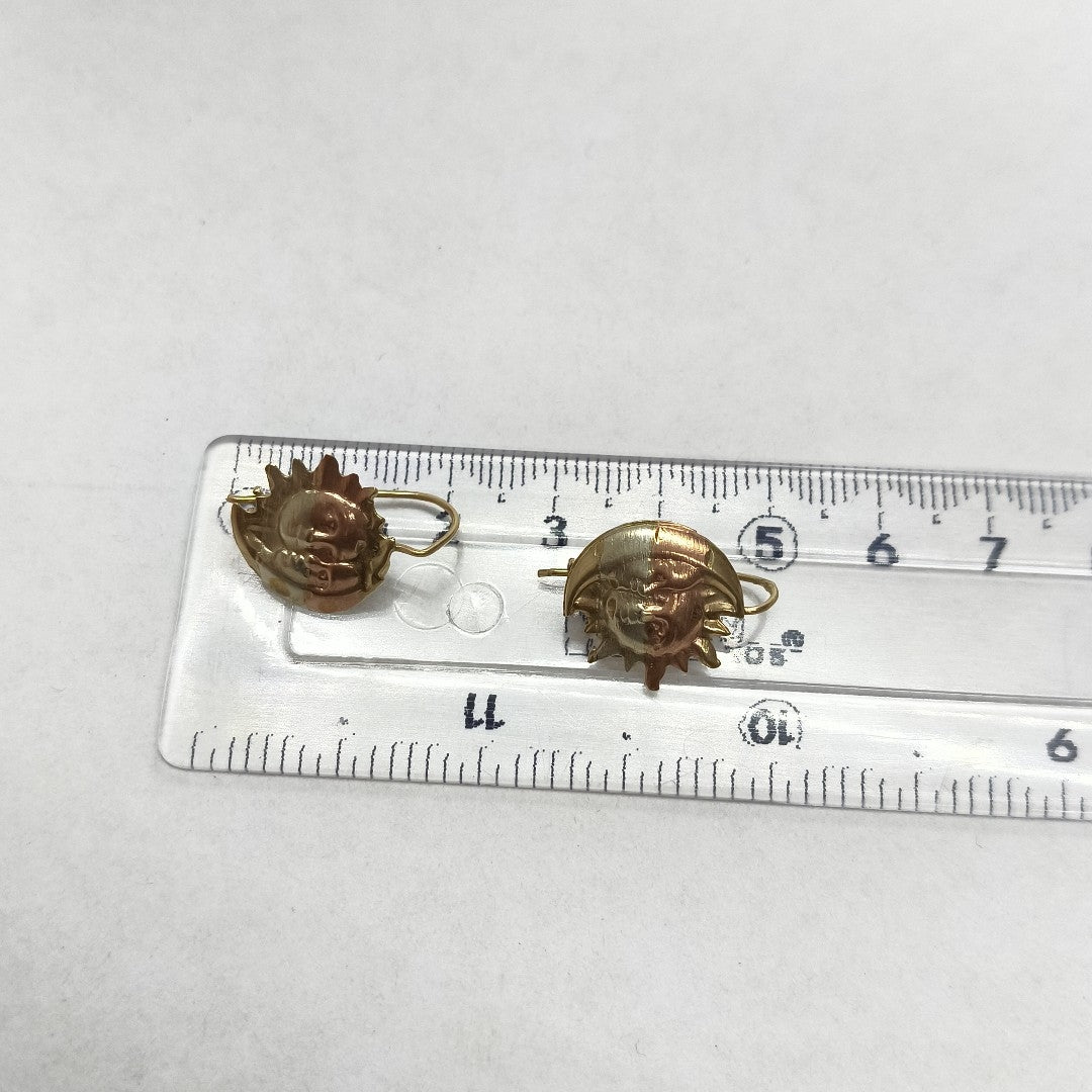 ARETES PAR ORO 8 K 1.4 GRMS (SEMINUEVO)