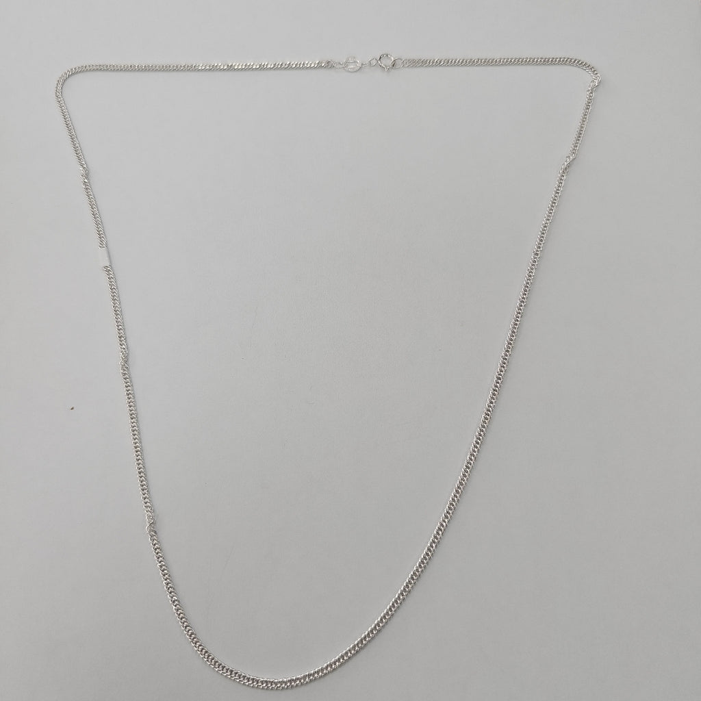 CADENA BARBADA PLATA .925 50 CM 4.22 GR (NUEVO)