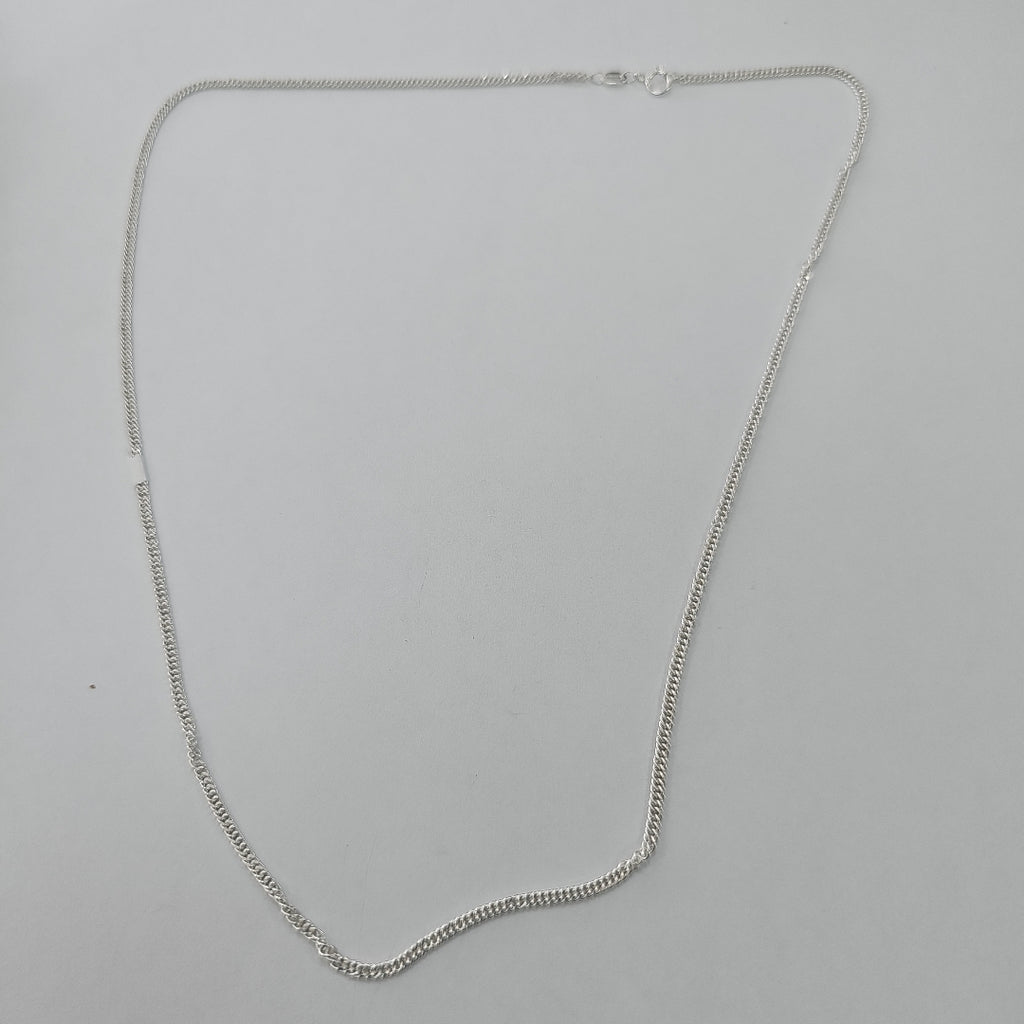 CADENA BARBADA PLATA .925 50 CM 4.22 GR (NUEVO)