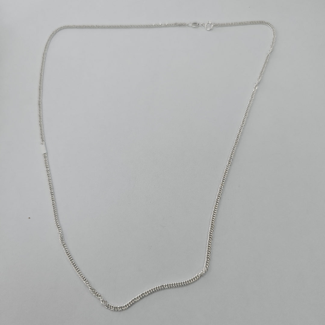 CADENA BARBADA PLATA .925 50 CM 4.22 GR (NUEVO)