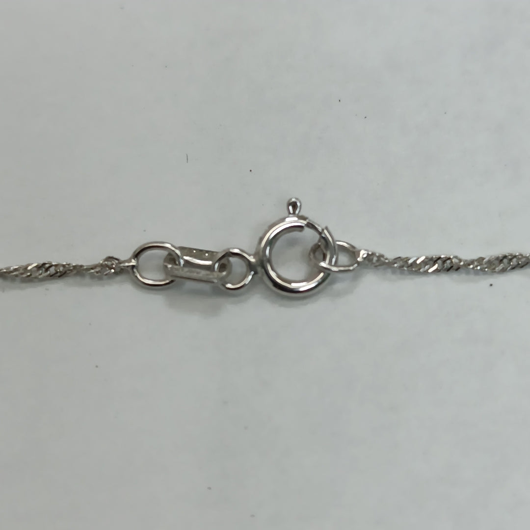 CADENA ORO BLANCO 14 K 1.5 GRMS (SEMINUEVO)