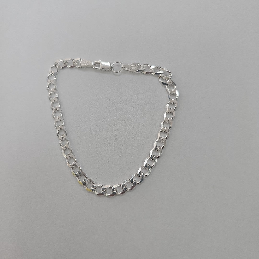 PULSERA BARBADA PLATA .925 18 CM 5.73 GR (NUEVO)