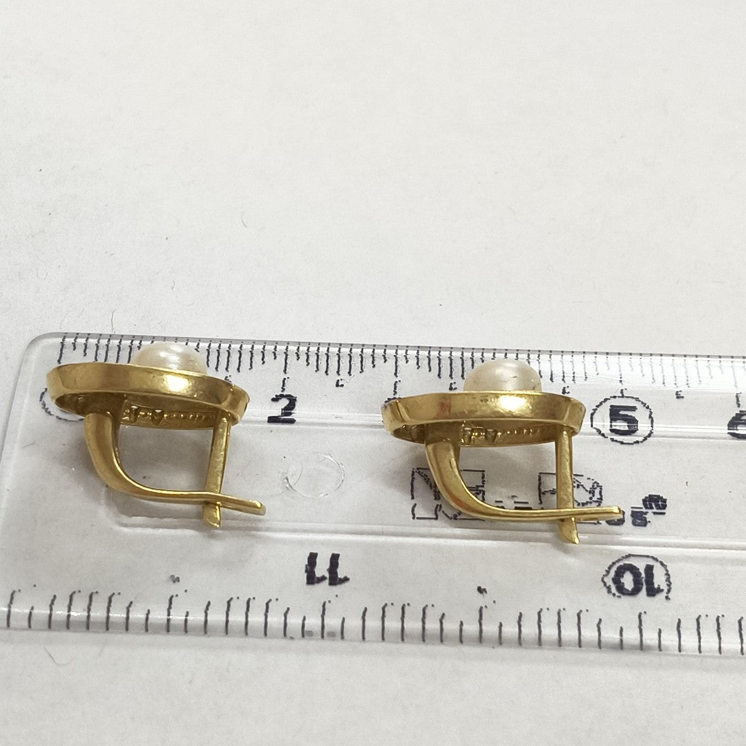 ARETES PAR ORO 14 K 6.1 GRMS (SEMINUEVO)