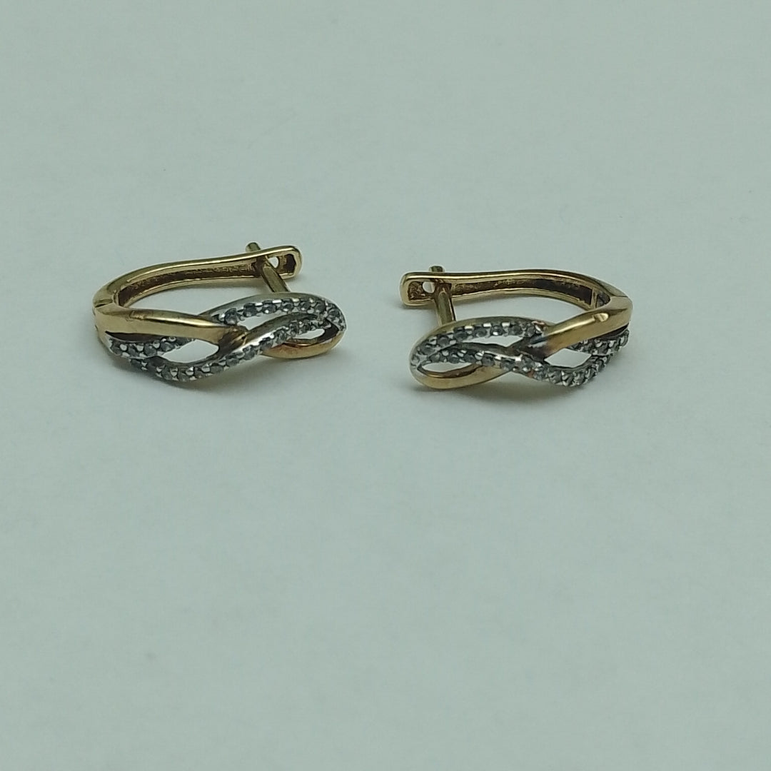 ARETES PAR ORO 10 K 1.7 GRMS (SEMINUEVO)