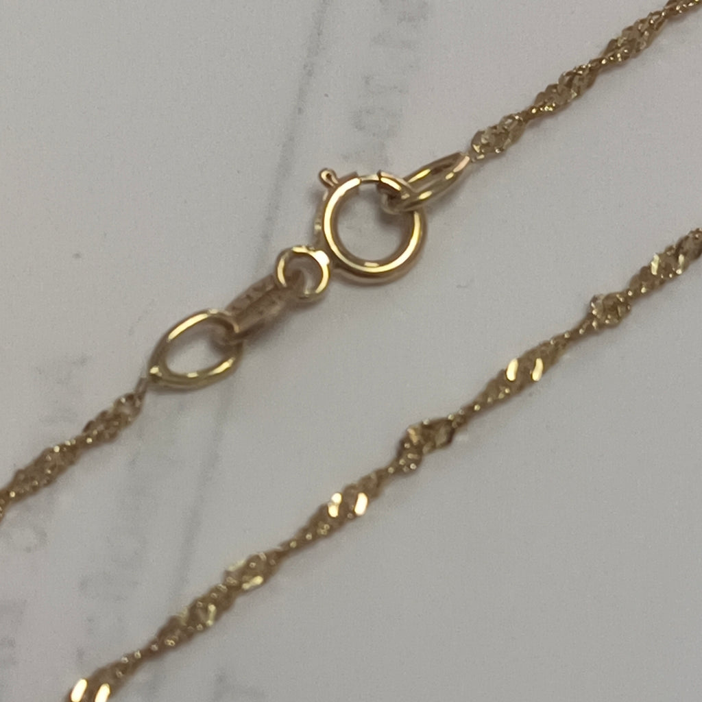 CADENA ORO 14 K 1.2 GRMS (SEMINUEVO)