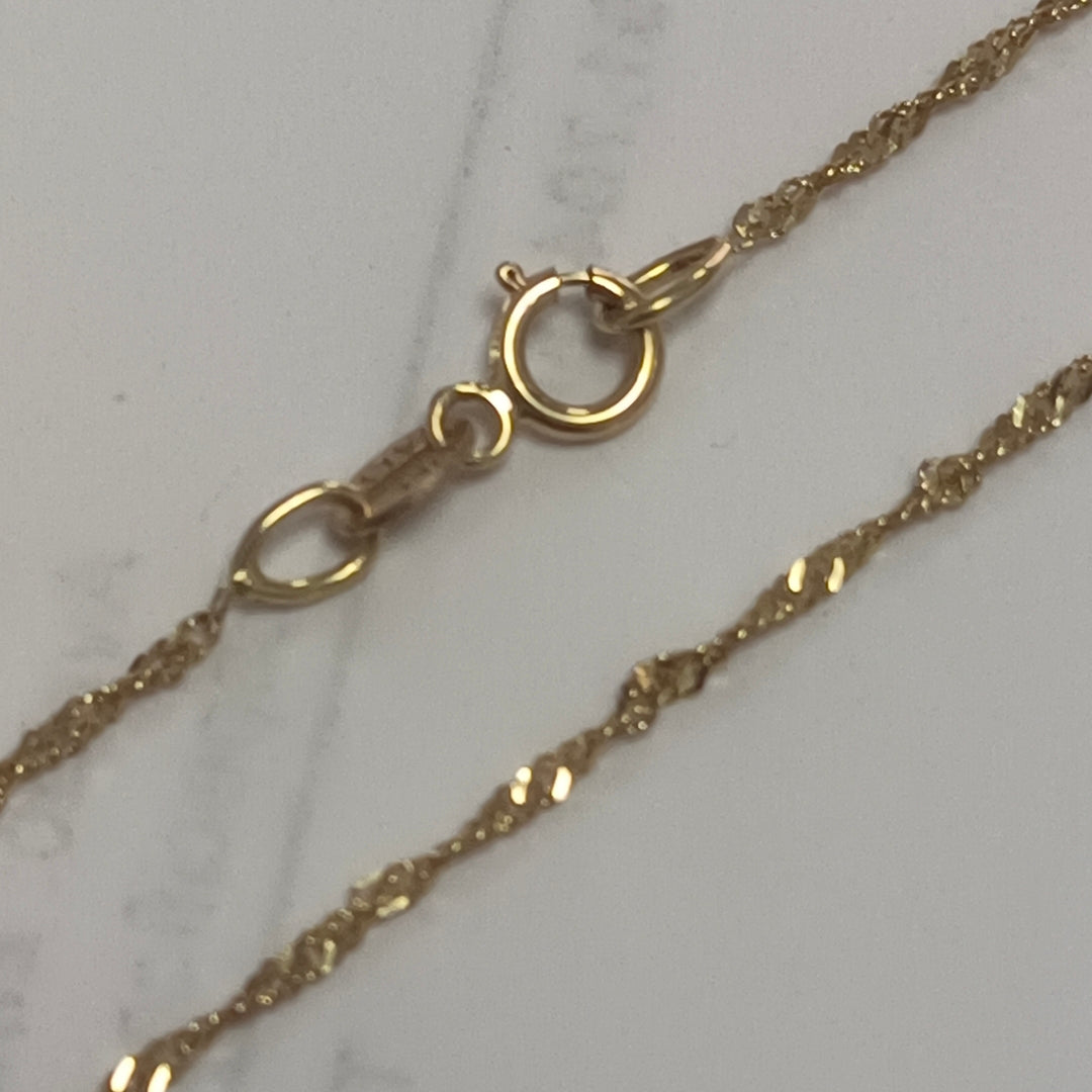 CADENA ORO 14 K 1.2 GRMS (SEMINUEVO)