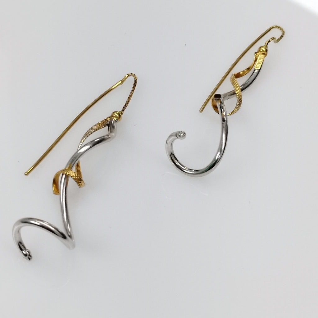 VIOLADORES PAR ORO, ORO COMBINADO 14 K 4 GRMS (SEMINUEVO)