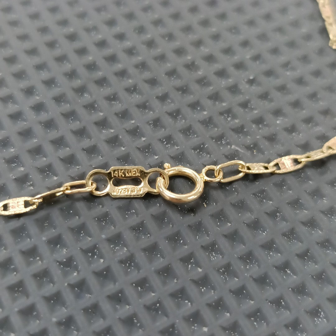 CADENA ORO 14 K 2.4 GRMS (SEMINUEVO)