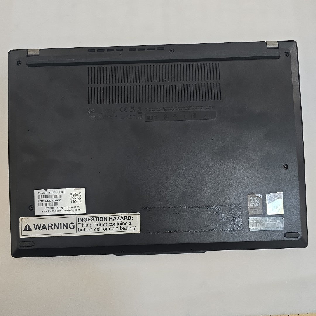 LAPTOP LENOVO THINKPAD X13 GEN 5 (2024) 256 GB SSD 32 GB RAM (SEMINUEVO)