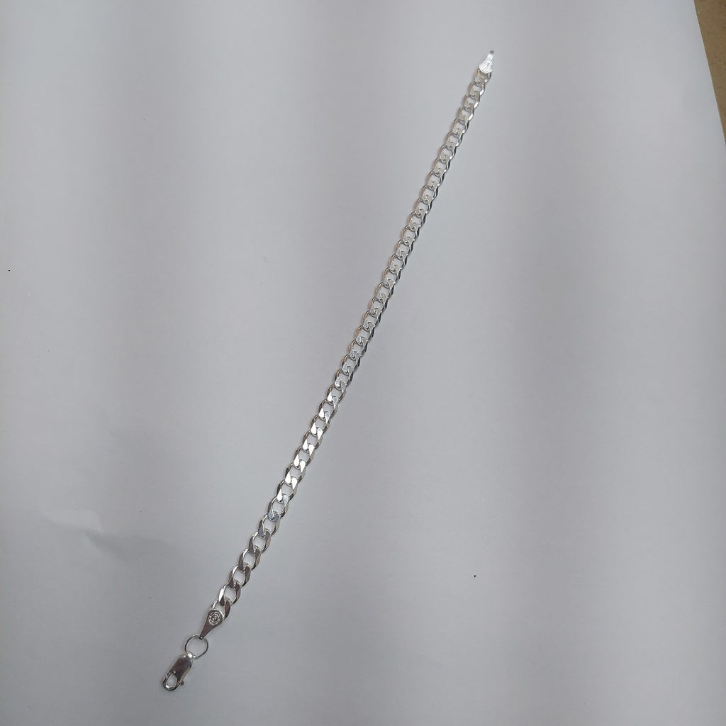 PULSERA BARBADA PLATA .925 18 CM 5.73 GR (NUEVO)