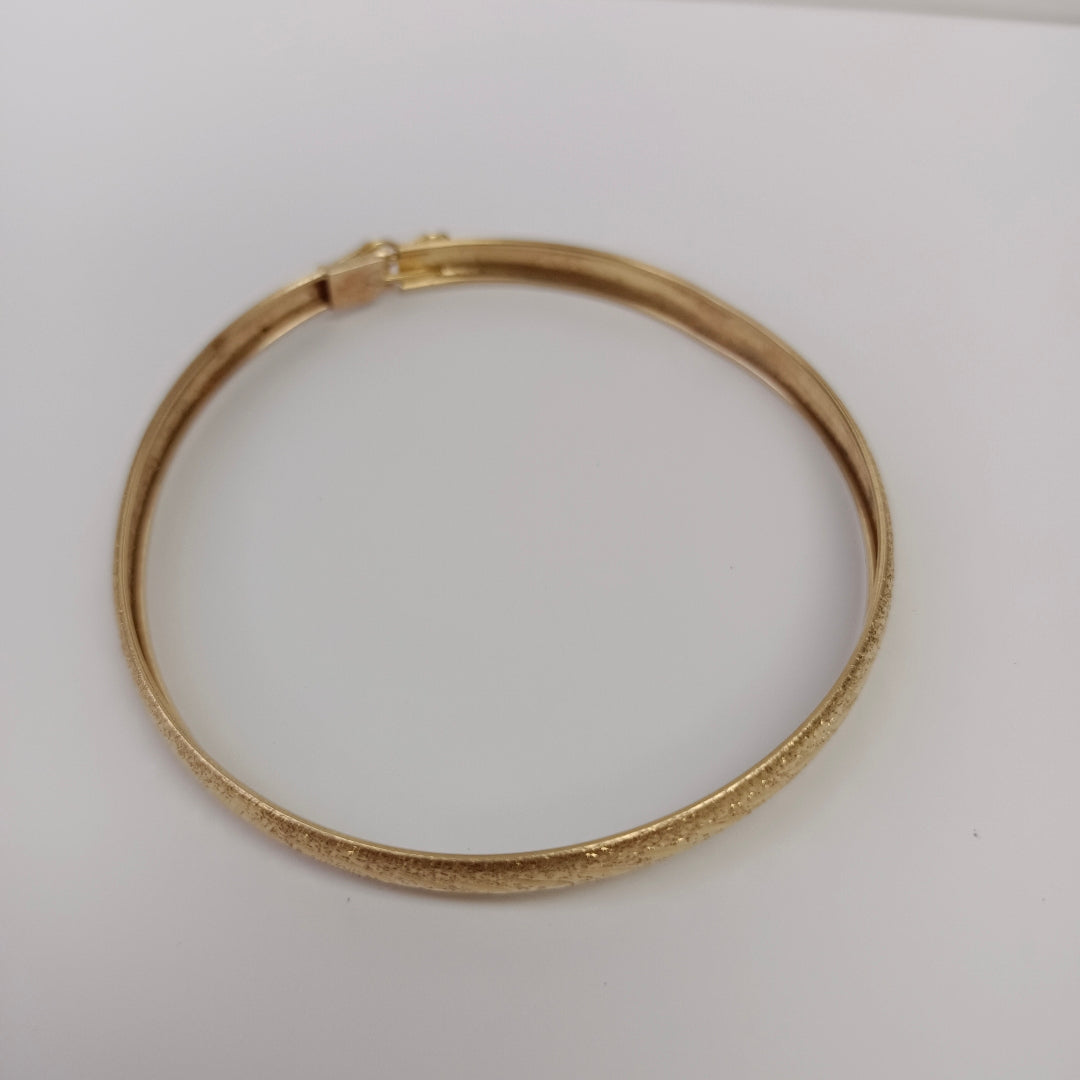 PULSERA RIGIDA ORO 14 K 5.2 GRMS (SEMINUEVO)