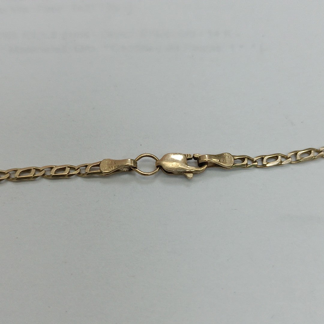CADENA ORO 14 K 4.9 GRMS (SEMINUEVO)