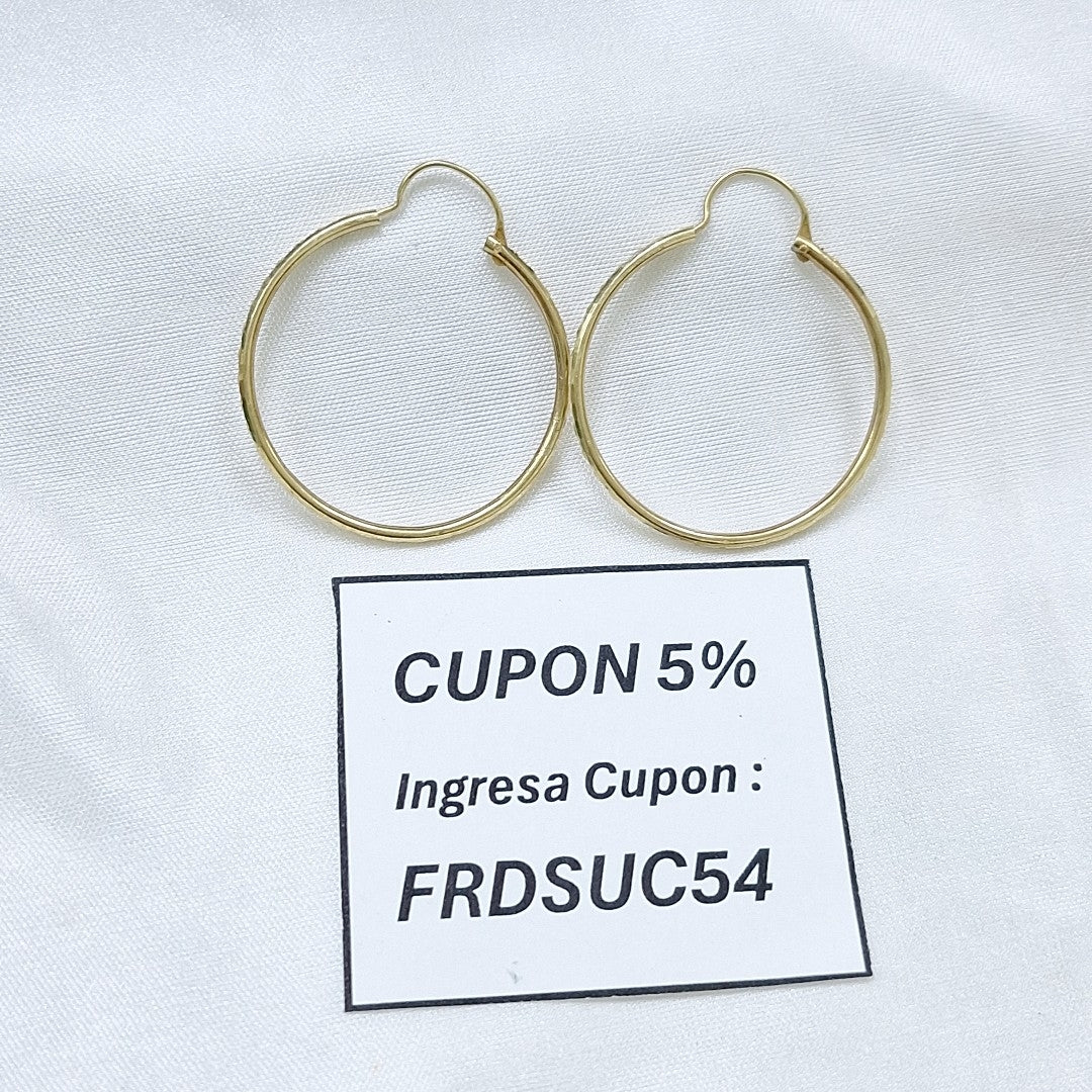 ARRACADAS PAR ORO 14 K 1,70 GRMS (SEMINUEVO)