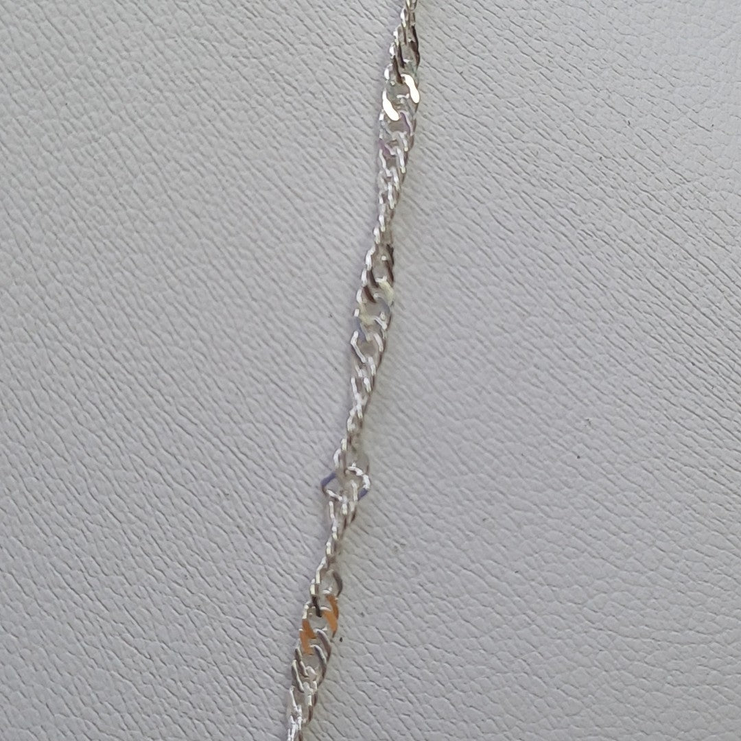 CADENA MEDIO TZL PLATA .925 55 CM 4.02 GR (NUEVO)