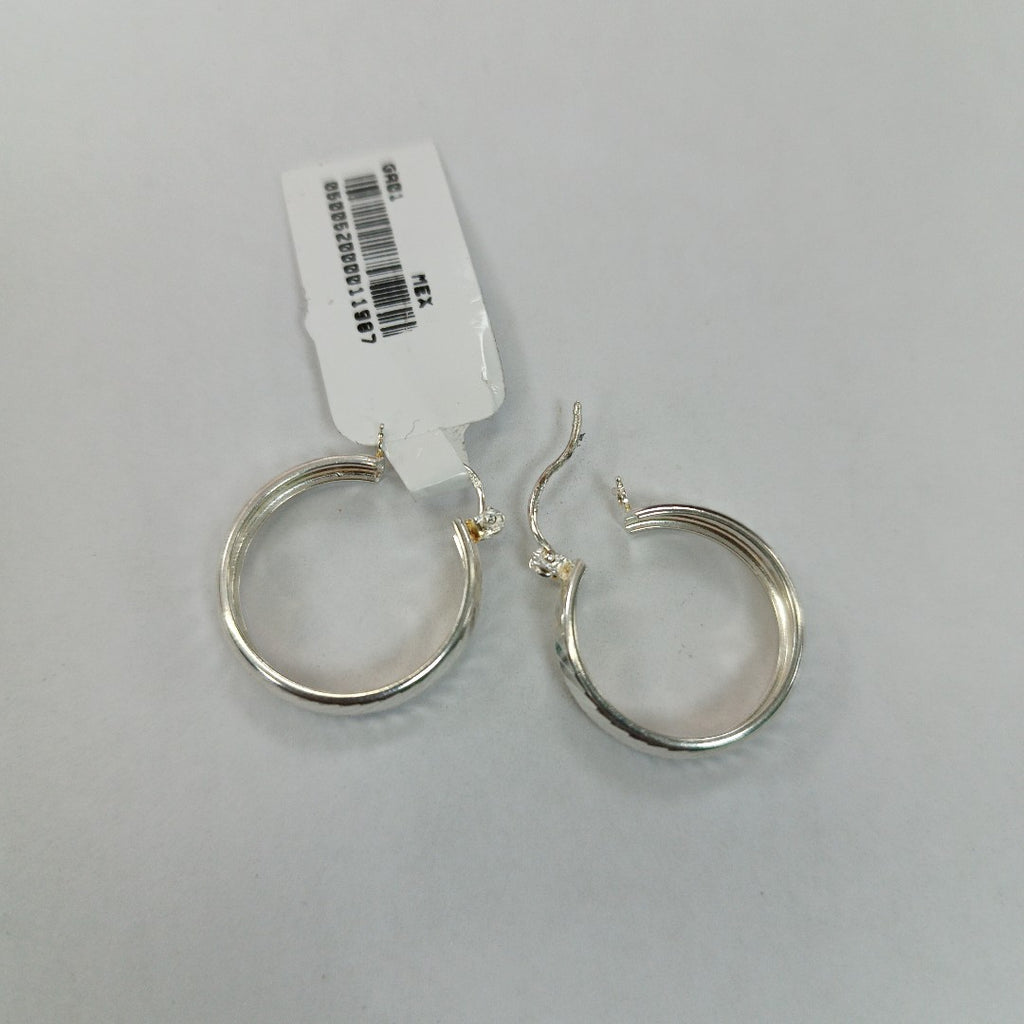 PAR ARRACADAS FACETADAS PLATA .925 2.3 GR (NUEVO)